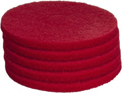 PRO-SOURCE - Polishing Pad - 14" Machine, Red Pad, Polyester - Caliber Tooling