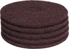 PRO-SOURCE - Stripping Pad - 15" Machine, Maroon Pad, Polyester - Caliber Tooling