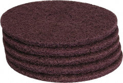 PRO-SOURCE - Stripping Pad - 14" Machine, Maroon Pad, Polyester - Caliber Tooling