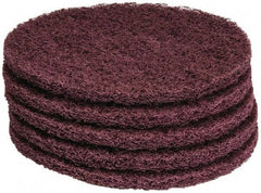 PRO-SOURCE - Stripping Pad - 13" Machine, Maroon Pad, Polyester - Caliber Tooling