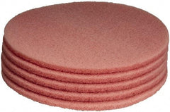 PRO-SOURCE - Polishing Pad - 27" Machine, Pink Pad, Polyester - Caliber Tooling