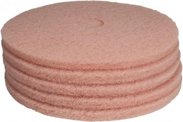 PRO-SOURCE - Polishing Pad - 20" Machine, Pink Pad, Polyester - Caliber Tooling