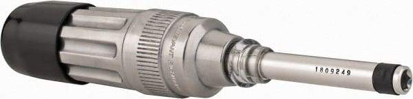 Sturtevant Richmont - 1 Piece, 0.8 to 4 N/m, Adjustable Torque Limiting Screwdriver - 7-3/4" OAL, 1/4" Drive, 2 In/Lb Graduation - Caliber Tooling