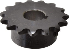 Browning - 15 Teeth, 3/8" Chain Pitch, Chain Size 35, Finished Bore Sprocket - 5/8" Bore Diam, 1.804" Pitch Diam, 1.99" Outside Diam - Caliber Tooling