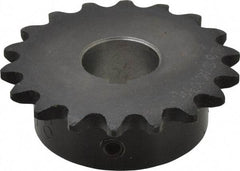 Browning - 18 Teeth, 3/8" Chain Pitch, Chain Size 35, Finished Bore Sprocket - 3/4" Bore Diam, 2.16" Pitch Diam, 2.35" Outside Diam - Caliber Tooling