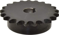 Browning - 21 Teeth, 1/2" Chain Pitch, Chain Size 40, Finished Bore Sprocket - 3/4" Bore Diam, 3.355" Pitch Diam, 3.62" Outside Diam - Caliber Tooling