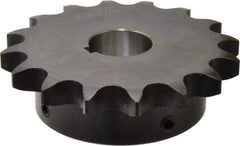 Browning - 16 Teeth, 3/4" Chain Pitch, Chain Size 60, Finished Bore Sprocket - 1-1/8" Bore Diam, 3-27/32" Pitch Diam, 4.22" Outside Diam - Caliber Tooling