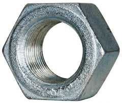 Value Collection - 1-1/8 - 12 UN Steel Right Hand Hex Nut - 1-11/16" Across Flats, 31/32" High, Zinc-Plated Finish - Caliber Tooling