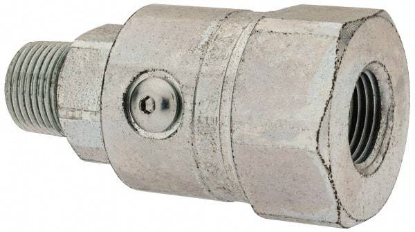 Parker - 3/8-18 NPTF Steel Hydraulic Hose Male NPT To Female NPT Swivel - 5,000 psi - Caliber Tooling