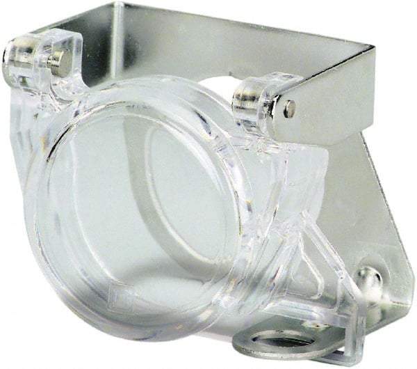 Square D - 30mm, Clear, Selector Switch Padlock Attachment - For Use with 9001K/SK Selector Switches - Caliber Tooling