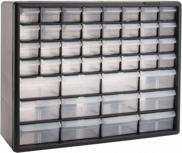 Akro-Mils - 44 Drawer, Small Parts Cabinet - 6-3/8" Deep x 20" Wide x 15-13/16" High - Caliber Tooling