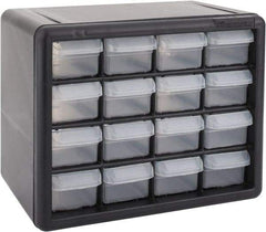 Akro-Mils - 16 Drawer, Small Parts Cabinet - 6-3/8" Deep x 10-9/16" Wide x 8-1/2" High - Caliber Tooling