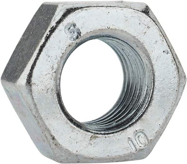 Value Collection - M8x1.00 Metric Fine Steel Right Hand Hex Nut - 13mm Across Flats, 6.5mm High, Zinc-Plated Finish - Caliber Tooling