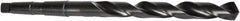 Precision Twist Drill - 1-3/32", 4MT 118° Point High Speed Steel Taper Shank Drill Bit - Oxide Finish, 6-7/8" Flute Length, 12-1/2" OAL, Spiral Flute, Series 209 - Caliber Tooling