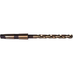 Precision Twist Drill - 1-7/16", 4MT 135° Point Cobalt Taper Shank Drill Bit - Caliber Tooling