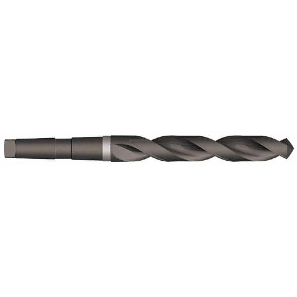 Precision Twist Drill - 1-25/32", 4MT 118° Point High Speed Steel Taper Shank Drill Bit - Caliber Tooling