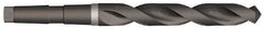 Precision Twist Drill - 1-11/16", 4MT 118° Point High Speed Steel Taper Shank Drill Bit - Oxide Finish, 10-1/8" Flute Length, 15-3/4" OAL, Spiral Flute, Series S209 - Caliber Tooling