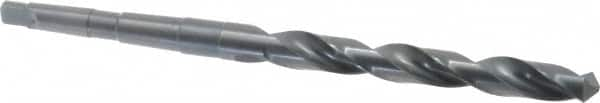 Precision Twist Drill - 17/32", 1MT 118° Point High Speed Steel Taper Shank Drill Bit - Caliber Tooling