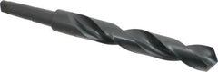 Precision Twist Drill - 1-47/64", 4MT 118° Point High Speed Steel Taper Shank Drill Bit - Oxide Finish, 10-3/8" Flute Length, 16-1/4" OAL, Spiral Flute, Series S209 - Caliber Tooling