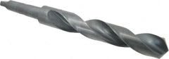 Precision Twist Drill - 1-13/16", 4MT 118° Point High Speed Steel Taper Shank Drill Bit - Oxide Finish, 10-3/8" Flute Length, 16-1/4" OAL, Spiral Flute, Series S209 - Caliber Tooling