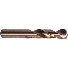 Screw Machine Length Drill Bit: 0.2188″ Dia, 135 °, Cobalt Coated, Right Hand Cut, Spiral Flute, Straight-Cylindrical Shank, Series M40CO