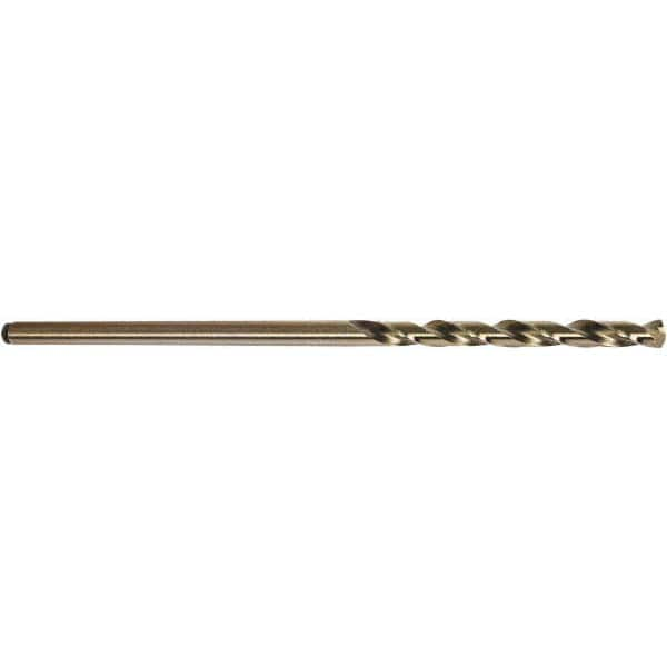 Precision Twist Drill - 15/64" Diam, 6" OAL Oxide/Gold Cobalt Aircraft Extension Drill Bit - Caliber Tooling