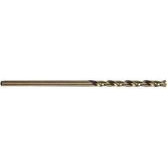 Precision Twist Drill - 15/64" Diam, 6" OAL Oxide/Gold Cobalt Aircraft Extension Drill Bit - Caliber Tooling