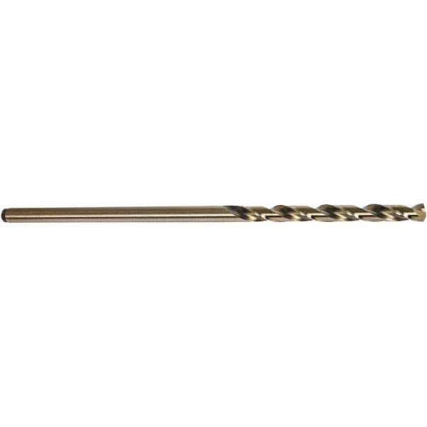 Precision Twist Drill - 0.209" Diam, 6" OAL Oxide/Gold Cobalt Aircraft Extension Drill Bit - Caliber Tooling