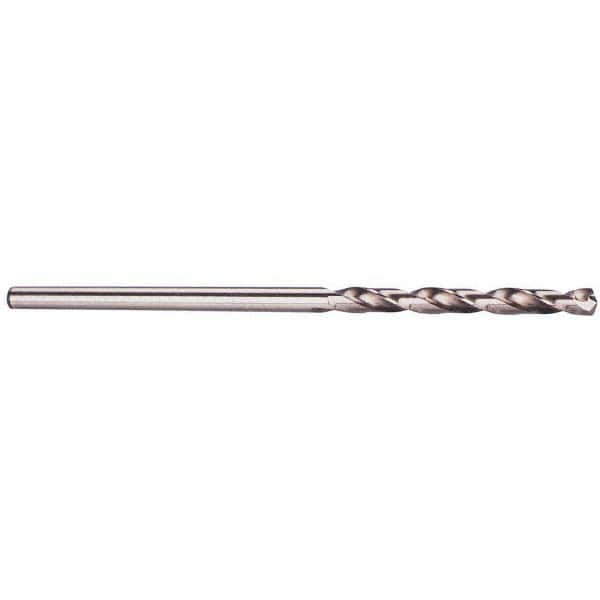 7/64″ Diam 1-1/2″ Flute Length 135° High Performance Cobalt Aircraft Extension Drill Bright/Uncoated, Straight-Cylindrical Shank, Split Point