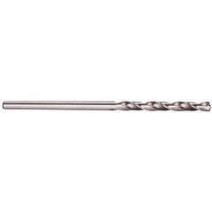 7/64″ Diam 1-1/2″ Flute Length 135° High Performance Cobalt Aircraft Extension Drill Bright/Uncoated, Straight-Cylindrical Shank, Split Point