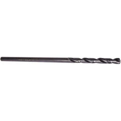 #13 2-5/16″ Flute Length 135° High Speed Steel Aircraft Extension Drill Oxide Finish, 0.185″ Diam Straight-Cylindrical Shank, Split Point, Self-Centering, Series 501-12