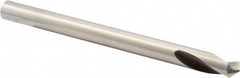 Precision Twist Drill - 3/8" Body Diam, 120°, 5" OAL, High Speed Steel Spotting Drill - Caliber Tooling