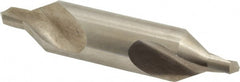 Precision Twist Drill - #8 Plain Cut 60° Incl Angle High Speed Steel Combo Drill & Countersink - Caliber Tooling