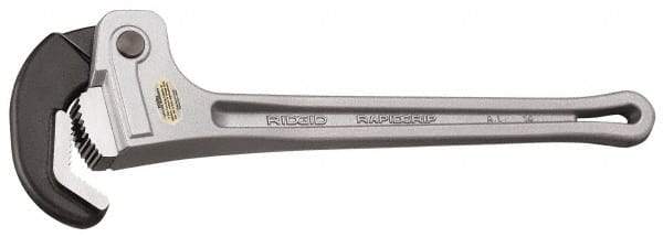 Ridgid - 14" Aluminum RapidGrip Pipe Wrench - 2" Pipe Capacity - Caliber Tooling