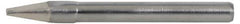 Hexacon Electric - 3/16 Inch Point, 3/8 Inch Tip Diameter, Semi Chisel Soldering Iron Tip - Series HT X Plated Tip, For Use with SI-115H - Exact Industrial Supply