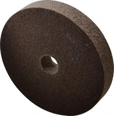 3M - 6" Diam, 1" Face Width, 1" Center Hole, Medium Grade, Aluminum Oxide Deburring Wheel - Unitized, Hard Density 8 Grade, 7,500 RPM - Caliber Tooling