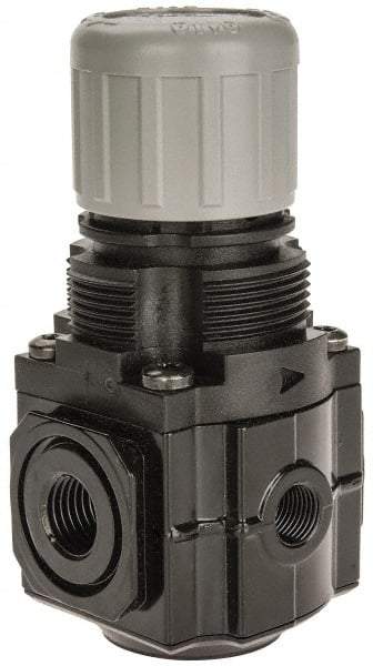 Norgren - 1/4" NPT Relief Valve - 1.6 CV Rate, 48 CFM, 150 Max psi, Knob Adjustment Actuator - Caliber Tooling