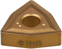 Tungaloy - WNMG432 Grade T5125 Carbide Turning Insert - TiCN/Al2O3 Finish, 80° Trigon, 1/2" Inscr Circle, 3/16" Thick, 1/32" Corner Radius - Caliber Tooling