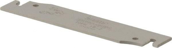 Iscar - 3/4" Blade Height, 1/16" Blade Width, 3.386" OAL, Neutral Cut, Single End Indexable Cut-Off Blade - TGFH Blade, Tang-Grip Series - Caliber Tooling