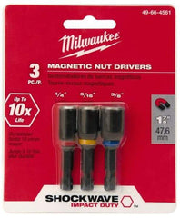 Milwaukee Tool - Nut Driver Bit Set - 1/4" Hex Drive - Caliber Tooling