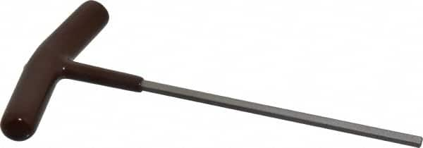 Paramount - 5/32" Hex, T-Handle Cushion Grip, Hex Key - 6" OAL, Steel, Inch System of Measurement - Caliber Tooling