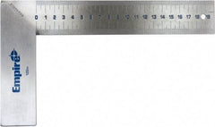 Empire Level - 8" Blade Length, 5-1/8" Base Length Stainless Steel (Blade) & Aluminum Square - Caliber Tooling