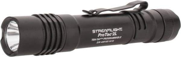 Streamlight - White LED Bulb, 350 Lumens, Industrial/Tactical Flashlight - Black Aluminum Body, 2 Lithium Batteries Included - Caliber Tooling