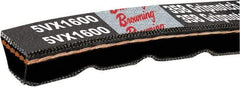 Browning - Section 3VX, 3/8" Wide, 118" Outside Length, Gripnotch V-Belt - Rubber Compound, 358 Gripnotch, No. 3VX1180 - Caliber Tooling