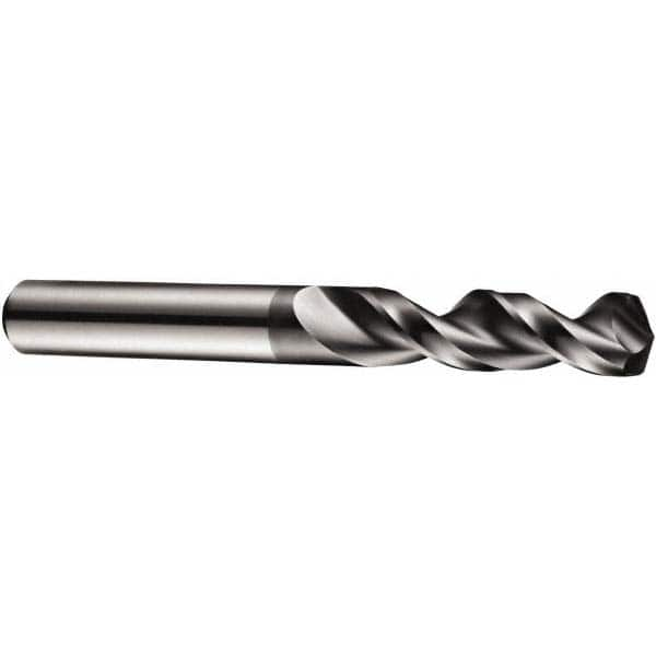 Screw Machine Length Drill Bit: 0.2559″ Dia, 130 °, Cobalt AlCrN Finish, Right Hand Cut, Spiral Flute, Straight-Cylindrical Shank, Series A921