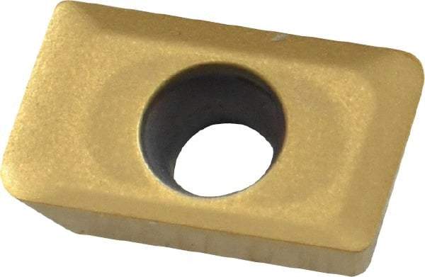 Kennametal - APKT2634 Grade KC725M Carbide Milling Insert - TiN/TiCN/TiN Finish, 3/16" Thick, 1.6mm Corner Radius - Caliber Tooling