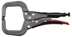 Proto - 6-11/16" OAL C-Clamp Locking Pliers - 5/16" Jaw Width, 1-61/64" Jaw Depth, 2-23/64" Jaw Opening, Standard Handle - Caliber Tooling