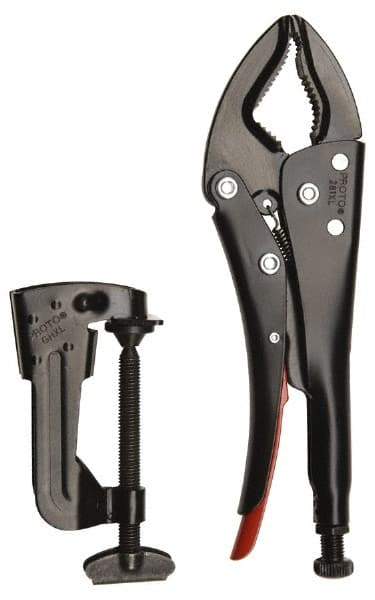 Proto - 4 Piece Locking Plier Set - Comes in Plastic Pouch - Caliber Tooling