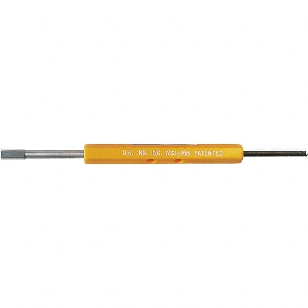 OK Industries - 26 AWG, Plastic, Hand Turning Wire Wrapping and Unwrapping Tool - Noninsulated, 1-1/2 Inch Deep - Caliber Tooling