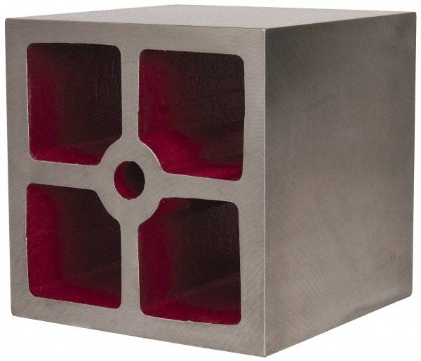 Suburban Tool - 2 Web, 5/8" Thick x 8" Wide x 8" High x 8" Deep, Machined Box Parallel - Cast Iron, Square & Parallel within 0.002" per 6", +/-0.0150" Tolerance - Caliber Tooling